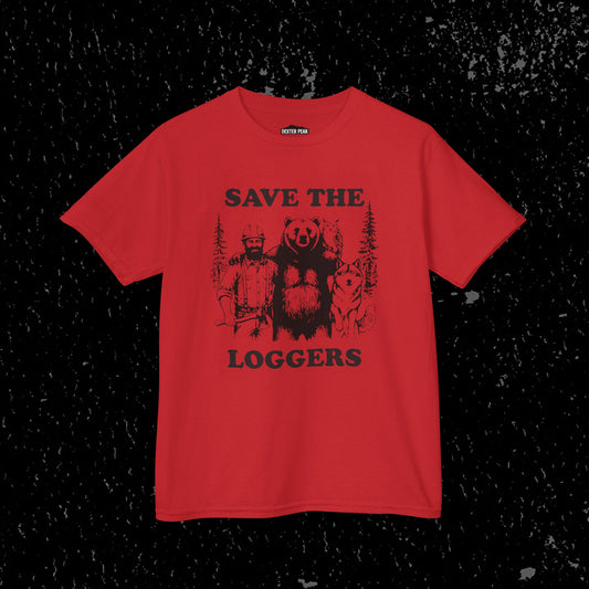 Kids Save The Loggers T-Shirt