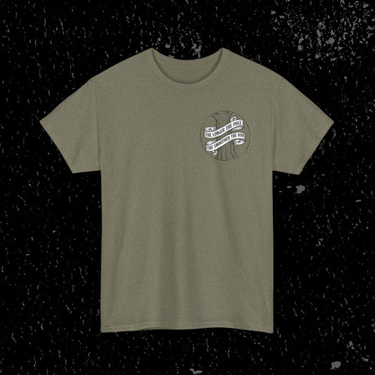 The Longer The Pole The Smoother The Ride - Log Trucker T-Shirt