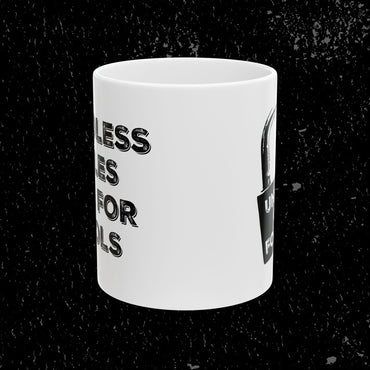 Roadless Rules Are For Tools - Unlock Our Forests Mug for Loggers, ATV, Snowmobile, Log Hauler