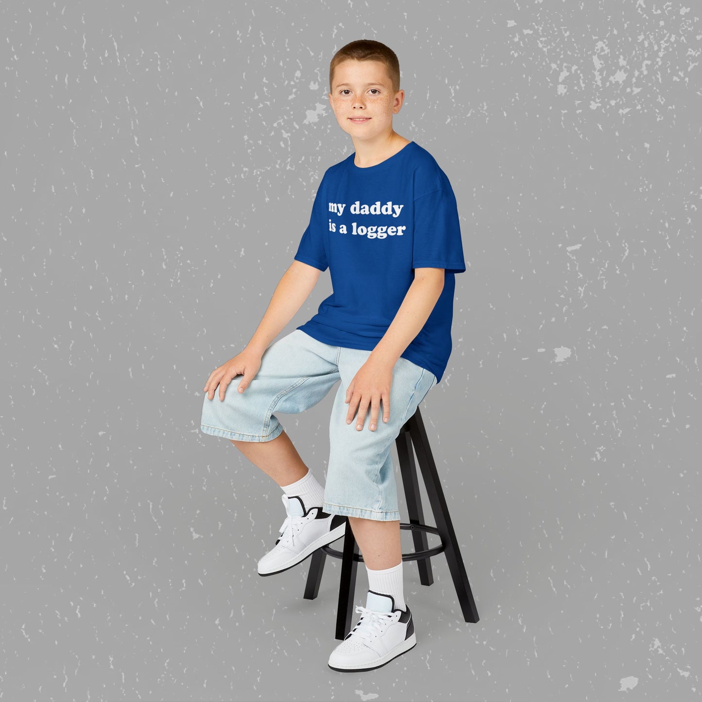 My Daddy Is A Logger Kids T-Shirt