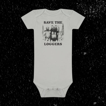 "Save the Loggers" Baby Onesie