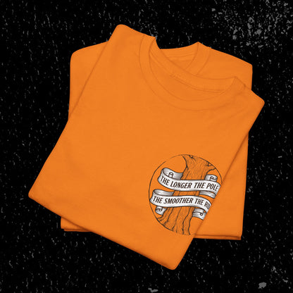 The Longer The Pole The Smoother The Ride - Log Trucker T-Shirt