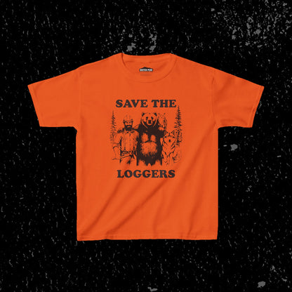 Kids Save The Loggers T-Shirt