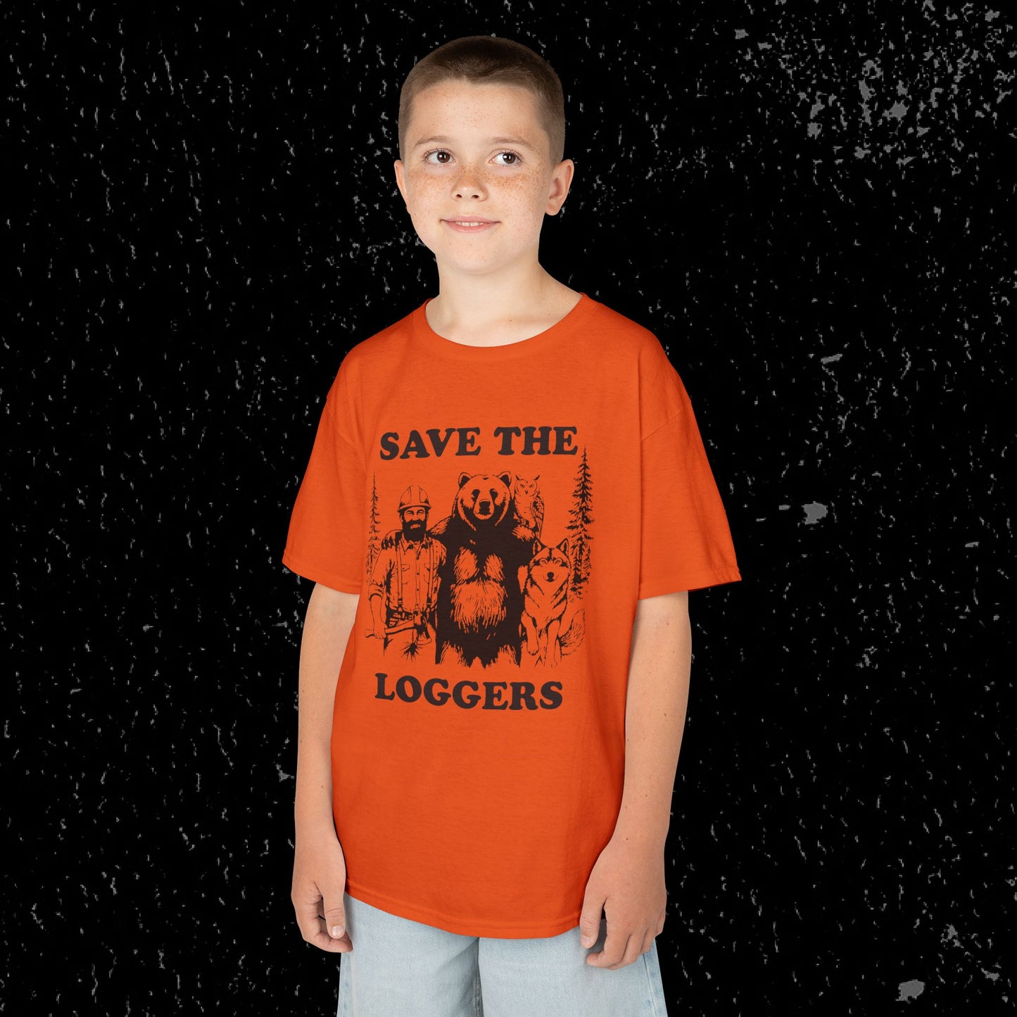 Kids Save The Loggers T-Shirt