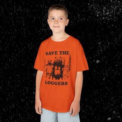 Kids Save The Loggers T-Shirt