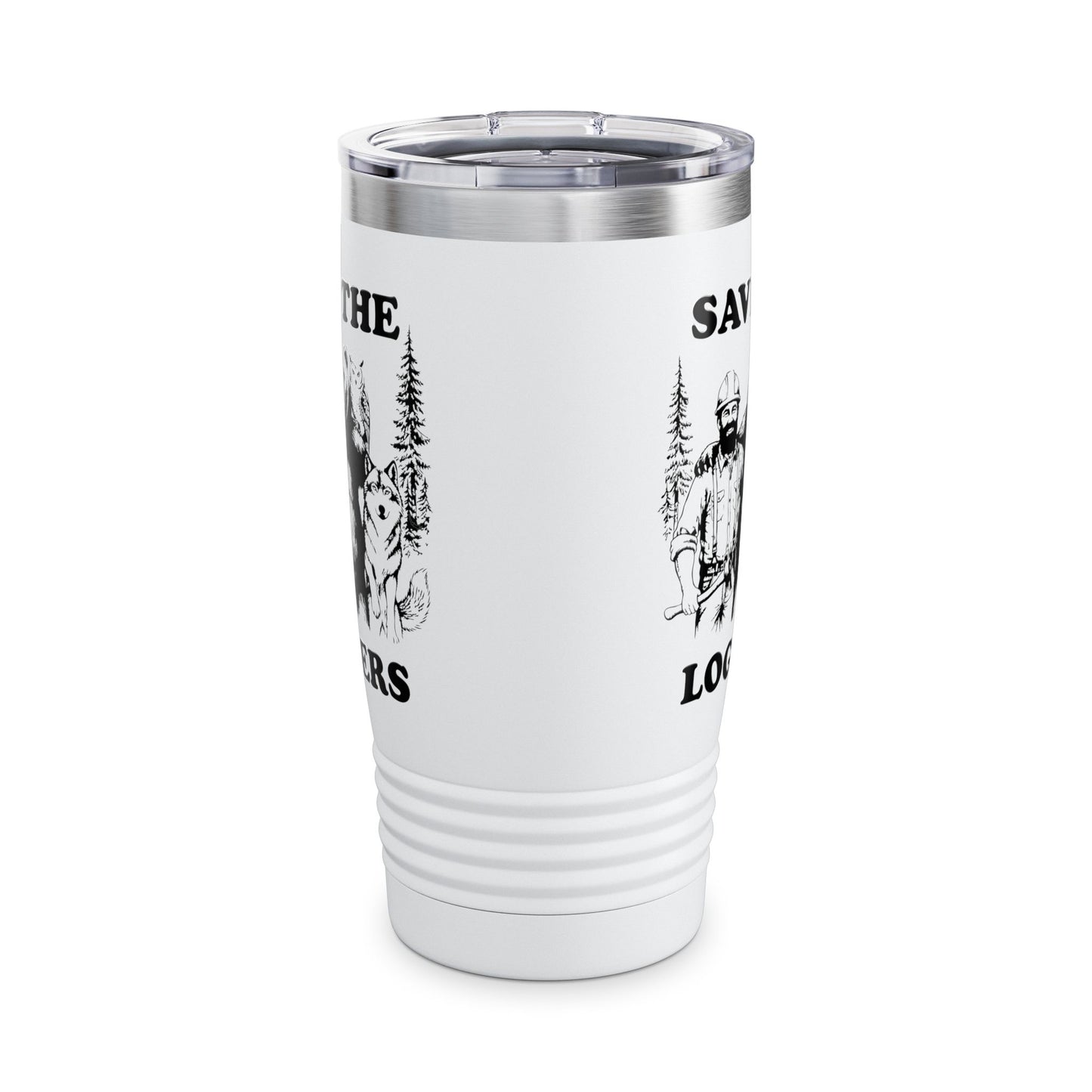 Save The Loggers Tumbler, 20oz - Perfect Gift for Loggers