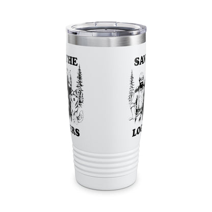 Save The Loggers Tumbler, 20oz - Perfect Gift for Loggers