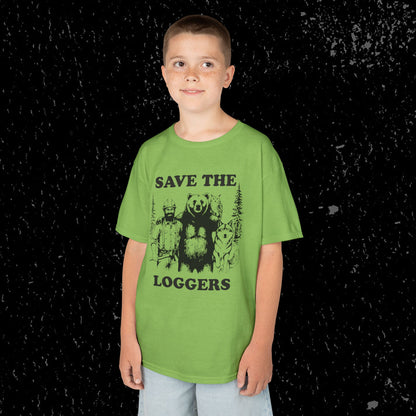 Kids Save The Loggers T-Shirt