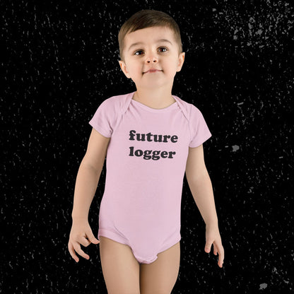 Future Logger Baby Onesie