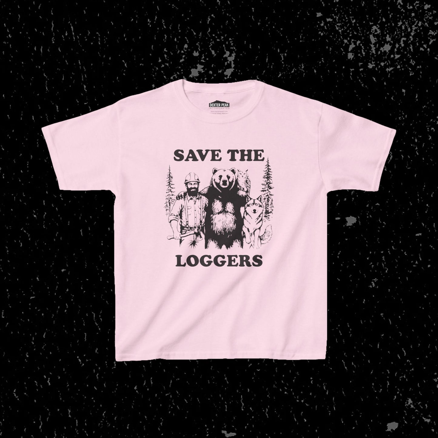 Kids Save The Loggers T-Shirt
