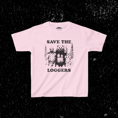 Kids Save The Loggers T-Shirt