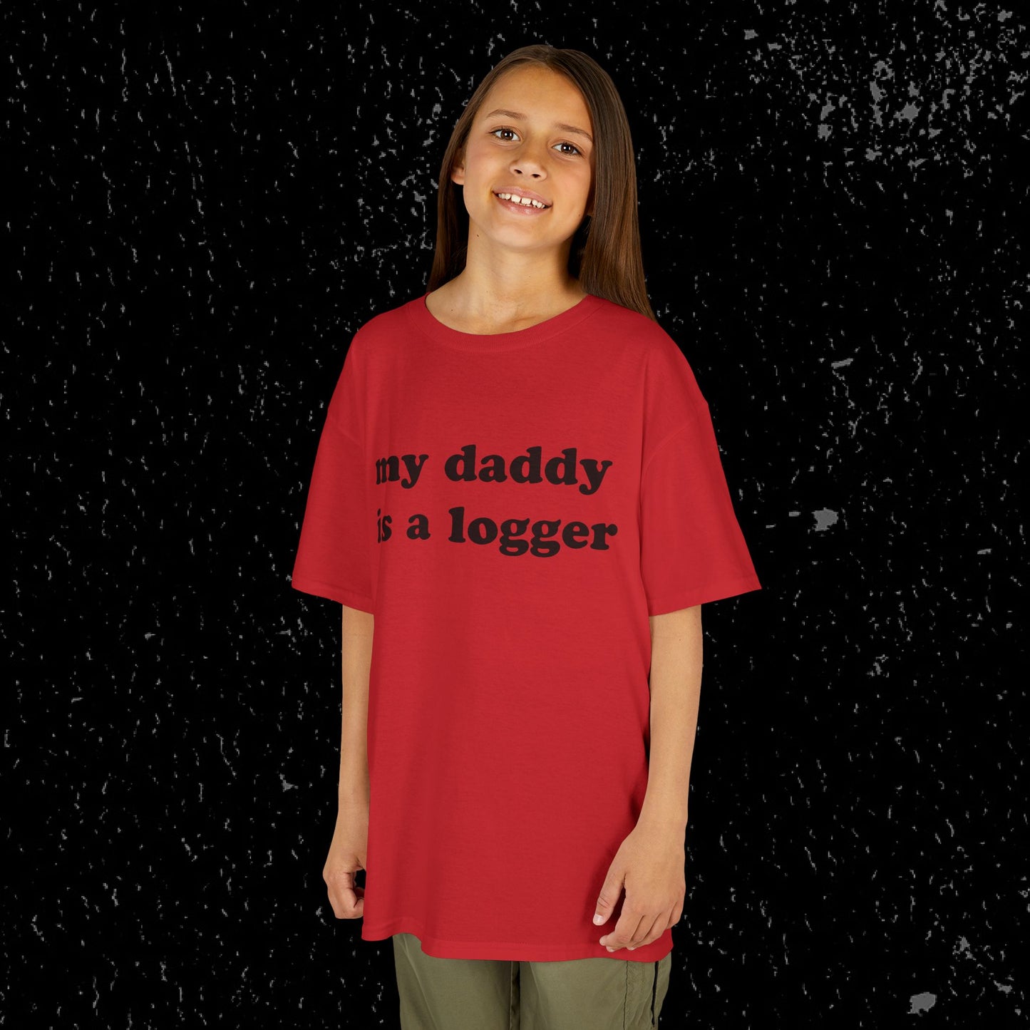 My Daddy Is A Logger Kids T-Shirt