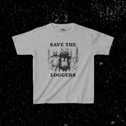 Kids Save The Loggers T-Shirt