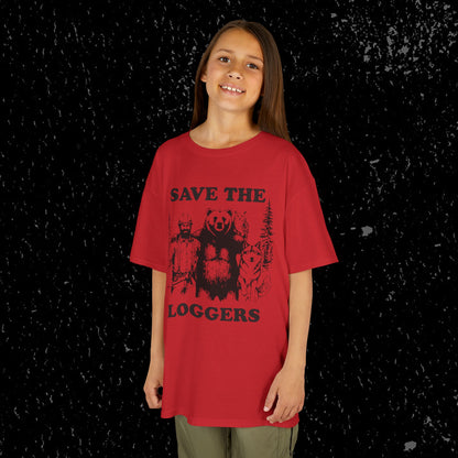 Kids Save The Loggers T-Shirt