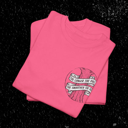 The Longer The Pole The Smoother The Ride - Log Trucker T-Shirt