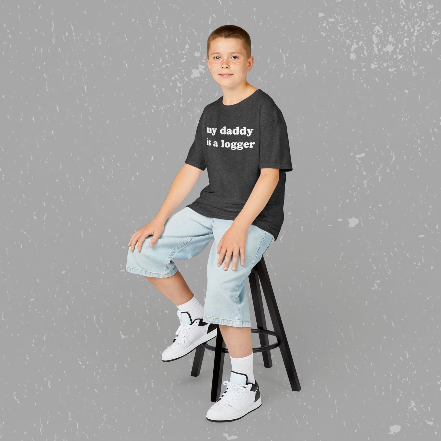 My Daddy Is A Logger Kids T-Shirt