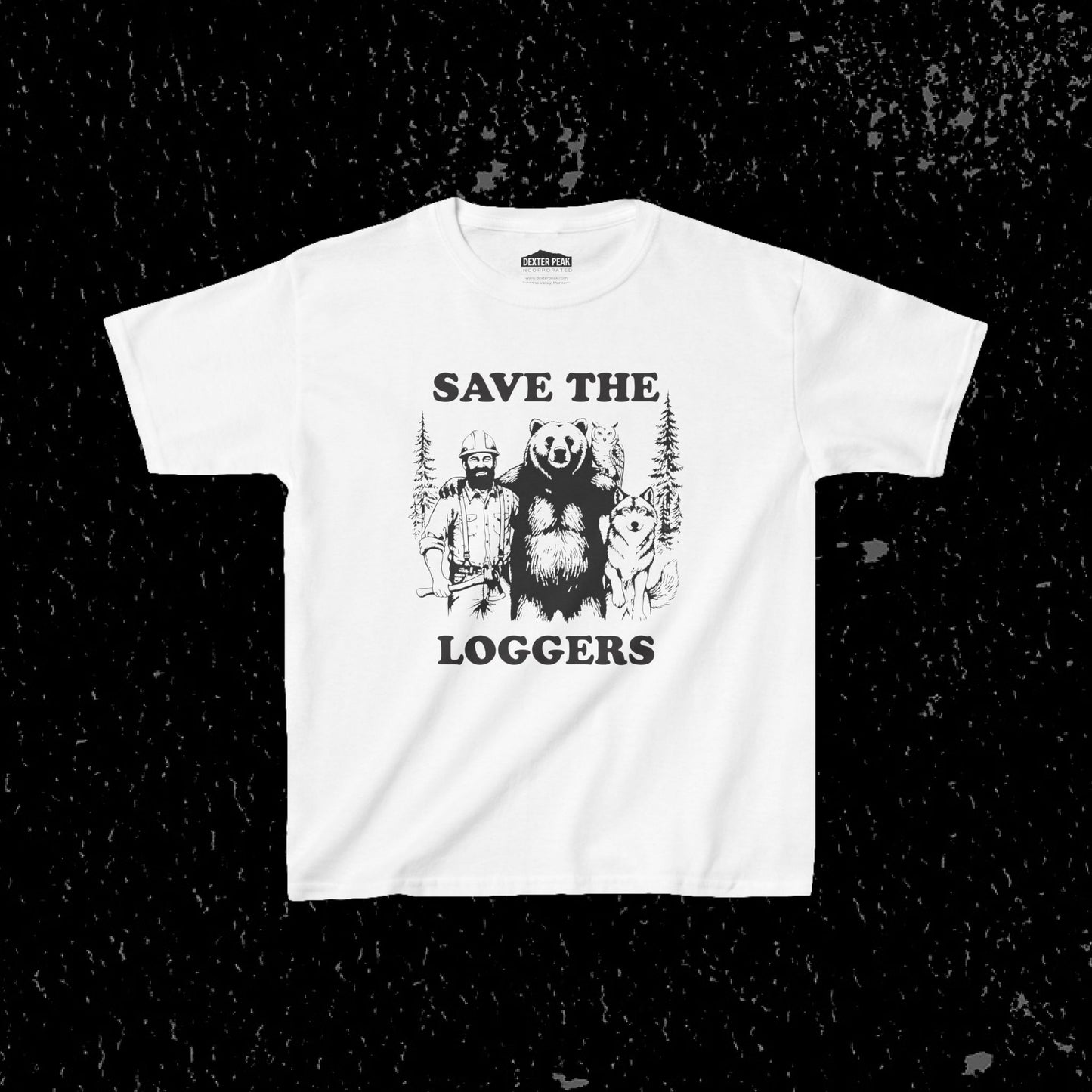 Kids Save The Loggers T-Shirt