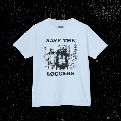 Kids Save The Loggers T-Shirt