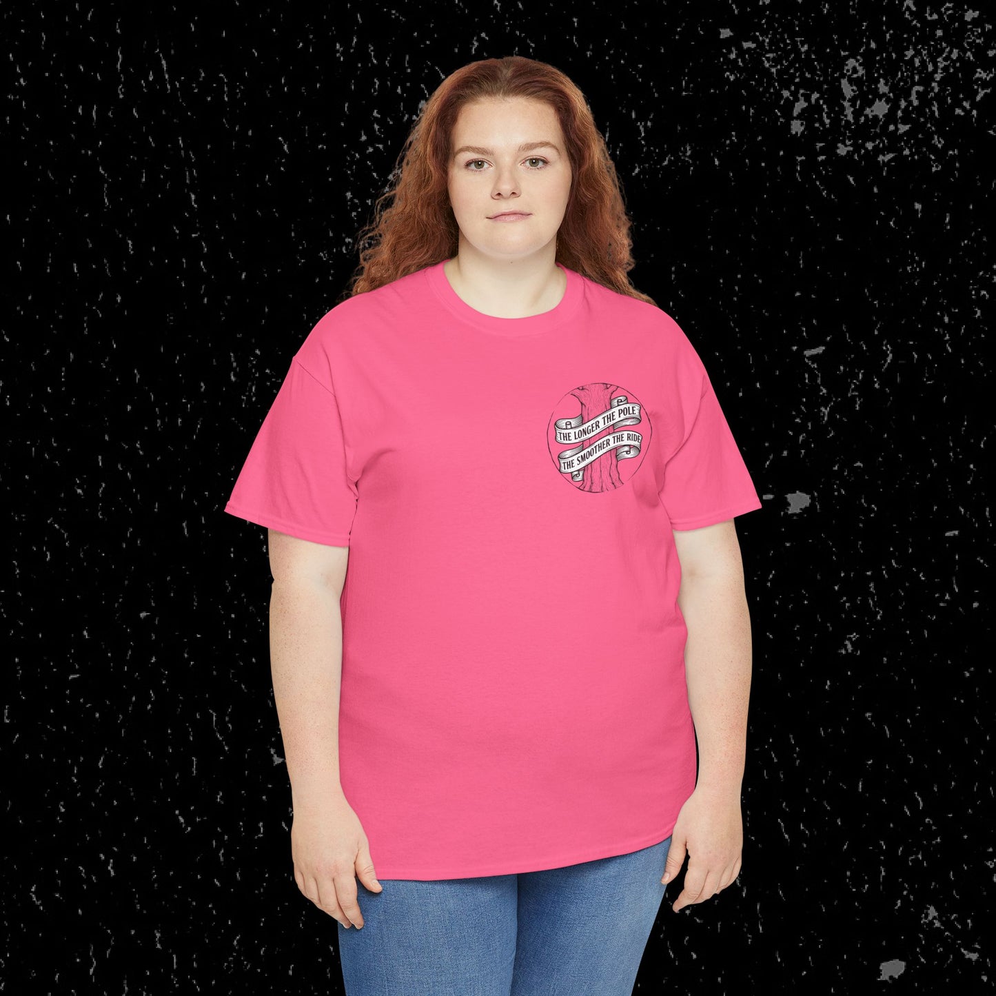 The Longer The Pole The Smoother The Ride - Log Trucker T-Shirt