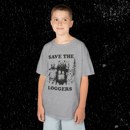 Kids Save The Loggers T-Shirt