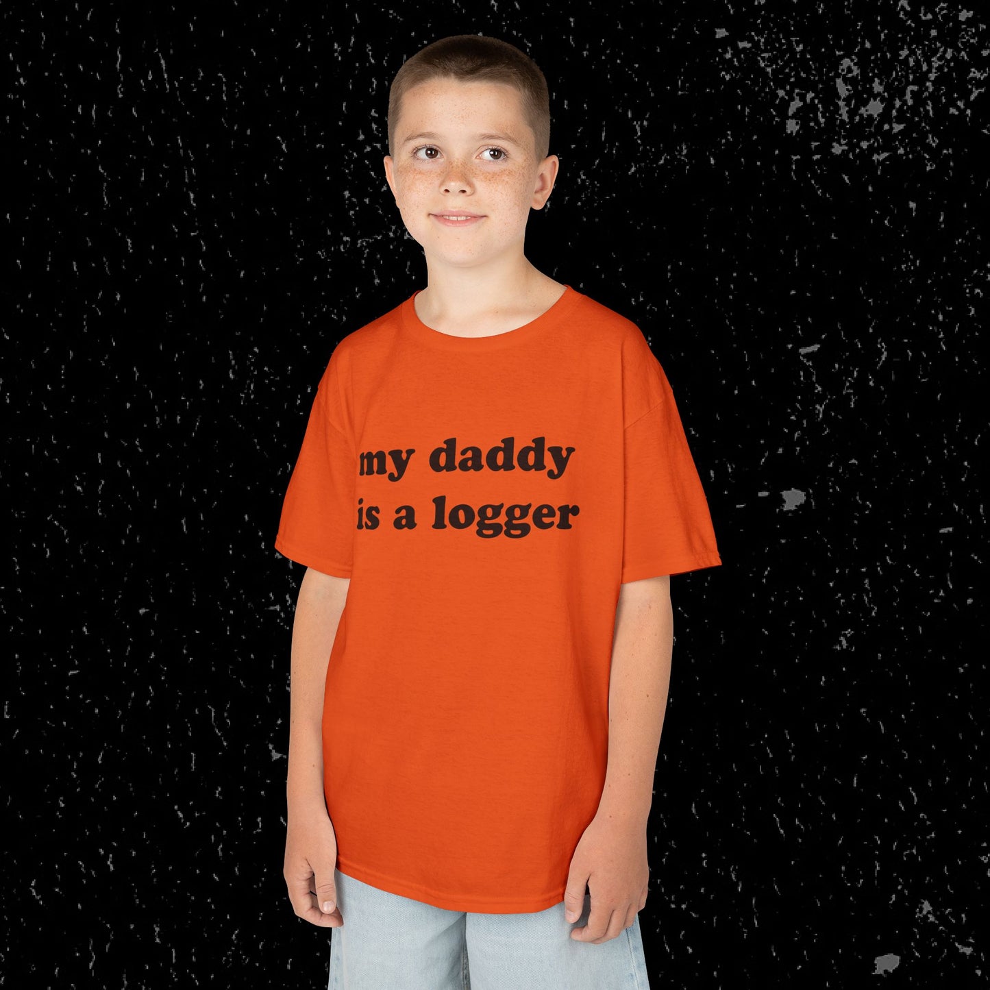 My Daddy Is A Logger Kids T-Shirt
