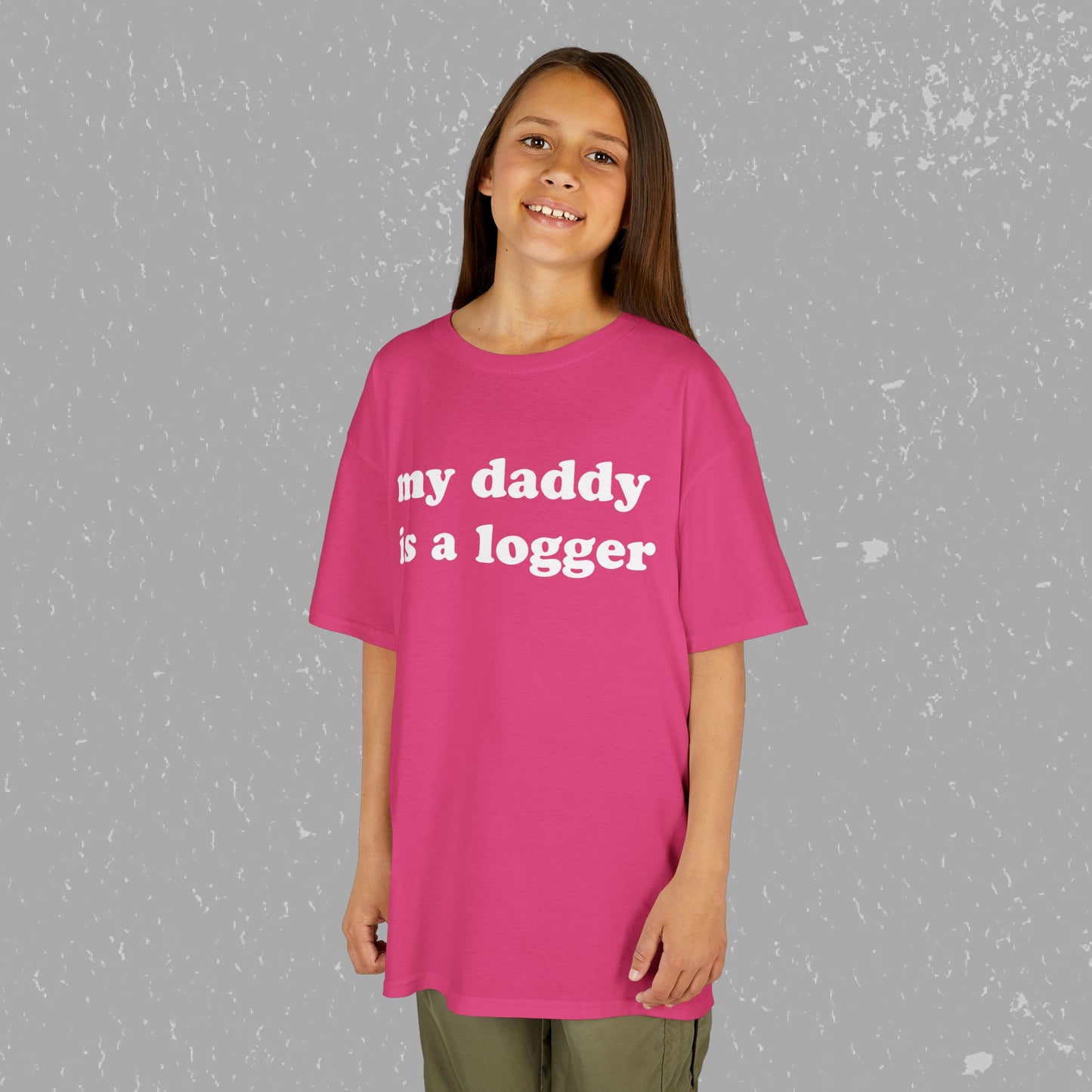 My Daddy Is A Logger Kids T-Shirt