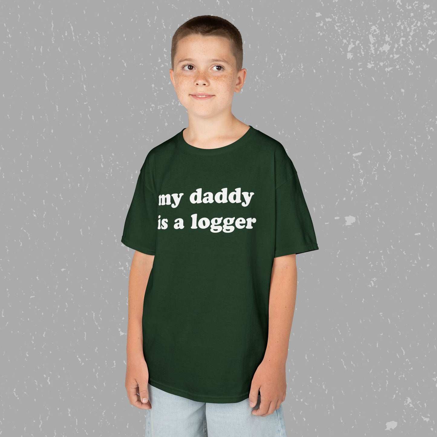 My Daddy Is A Logger Kids T-Shirt