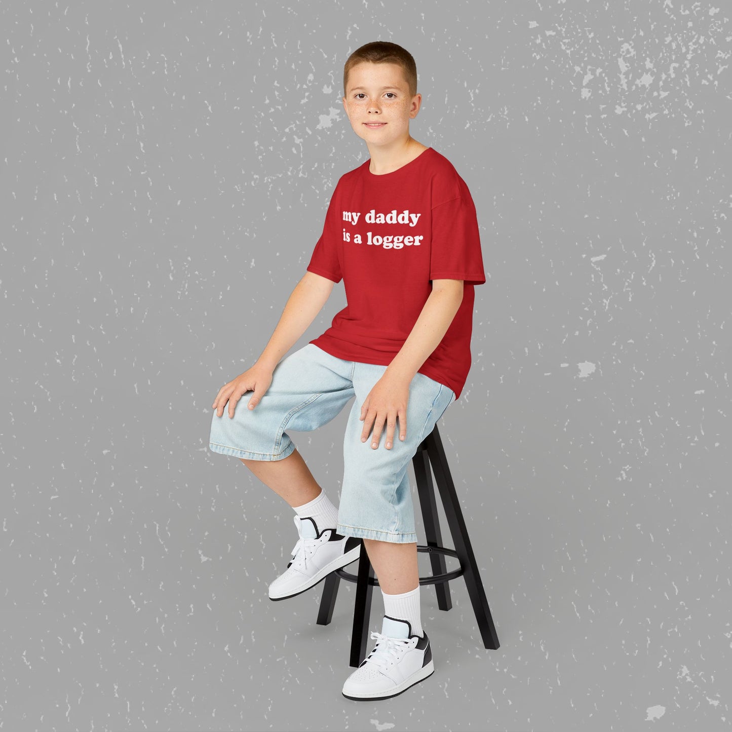 My Daddy Is A Logger Kids T-Shirt