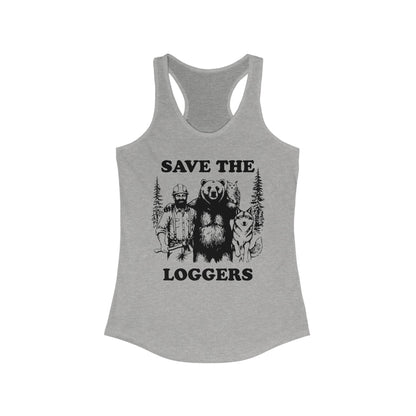Save the Loggers Tank Top