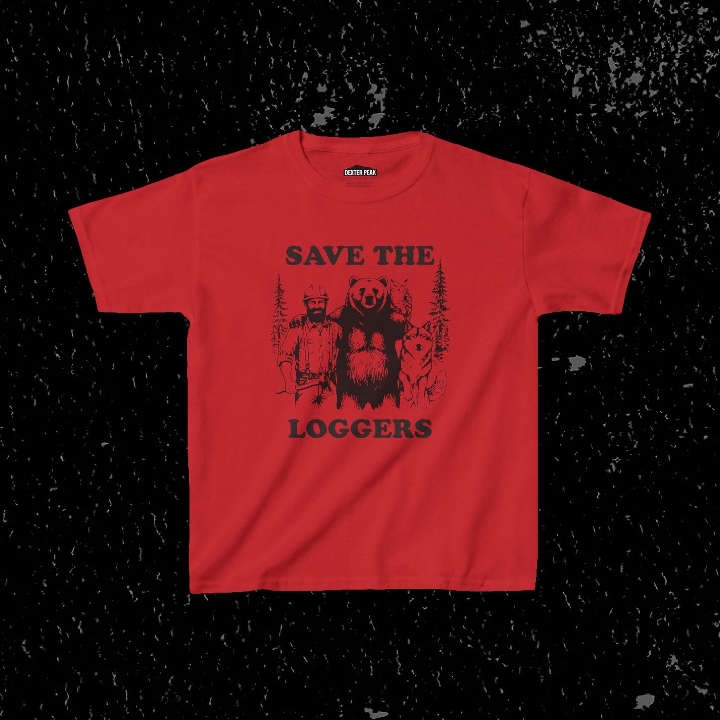 Kids Save The Loggers T-Shirt