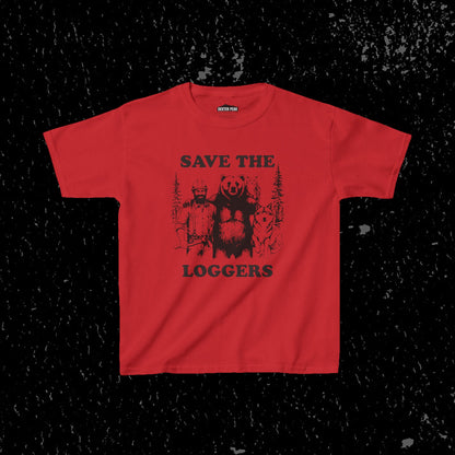 Kids Save The Loggers T-Shirt
