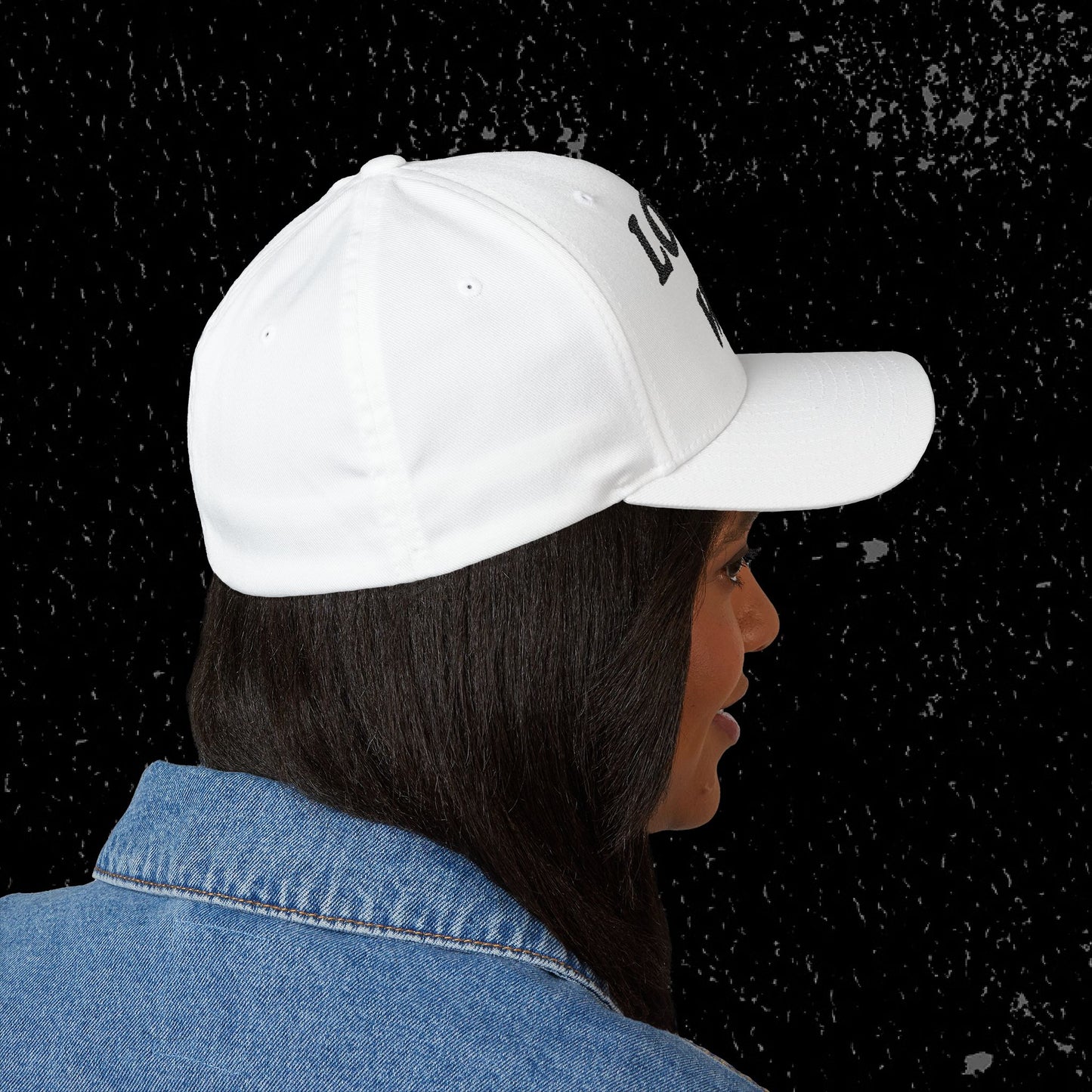 Logger Wife Embroidered Cap - Black Embroidery