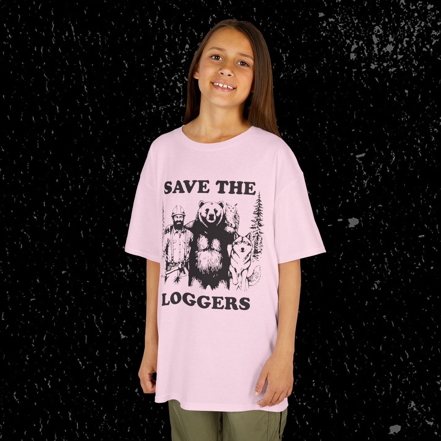 Kids Save The Loggers T-Shirt