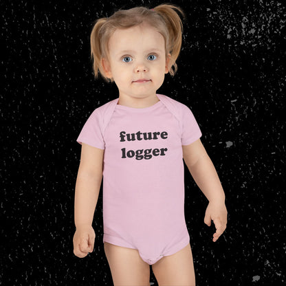Future Logger Baby Onesie