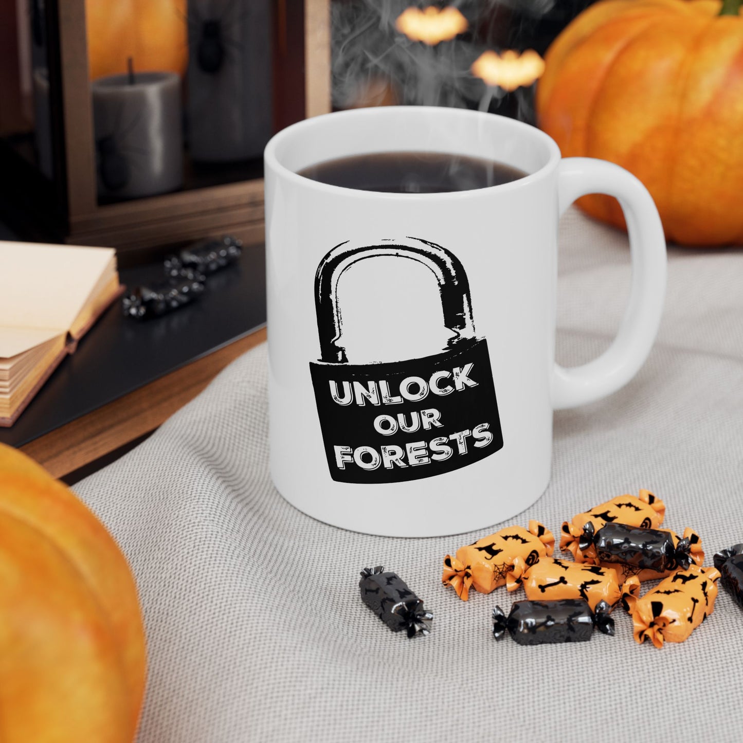 Roadless Rules Are For Tools - Unlock Our Forests Mug for Loggers, ATV, Snowmobile, Log Hauler