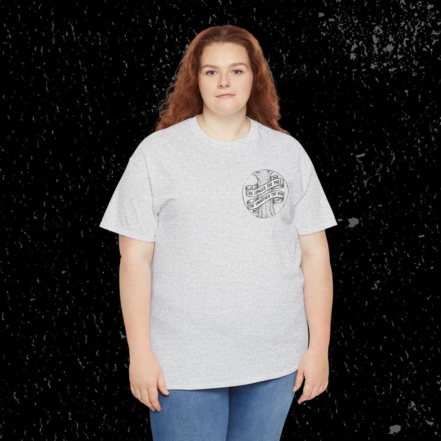 The Longer The Pole The Smoother The Ride - Log Trucker T-Shirt