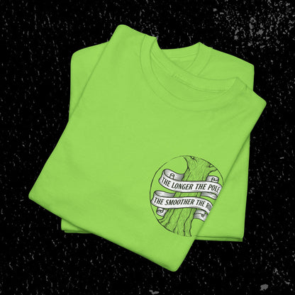 The Longer The Pole The Smoother The Ride - Log Trucker T-Shirt