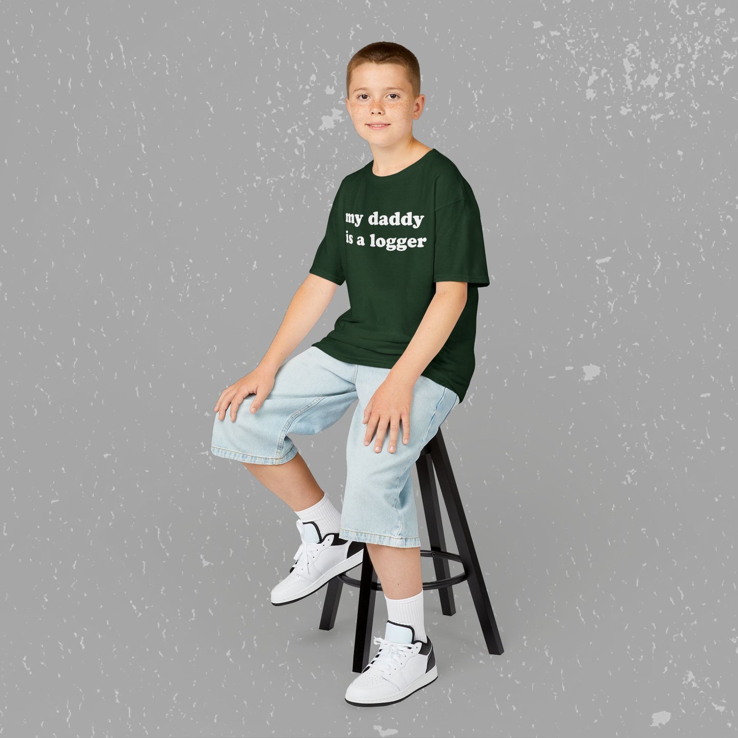 My Daddy Is A Logger Kids T-Shirt