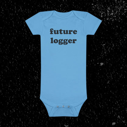 Future Logger Baby Onesie