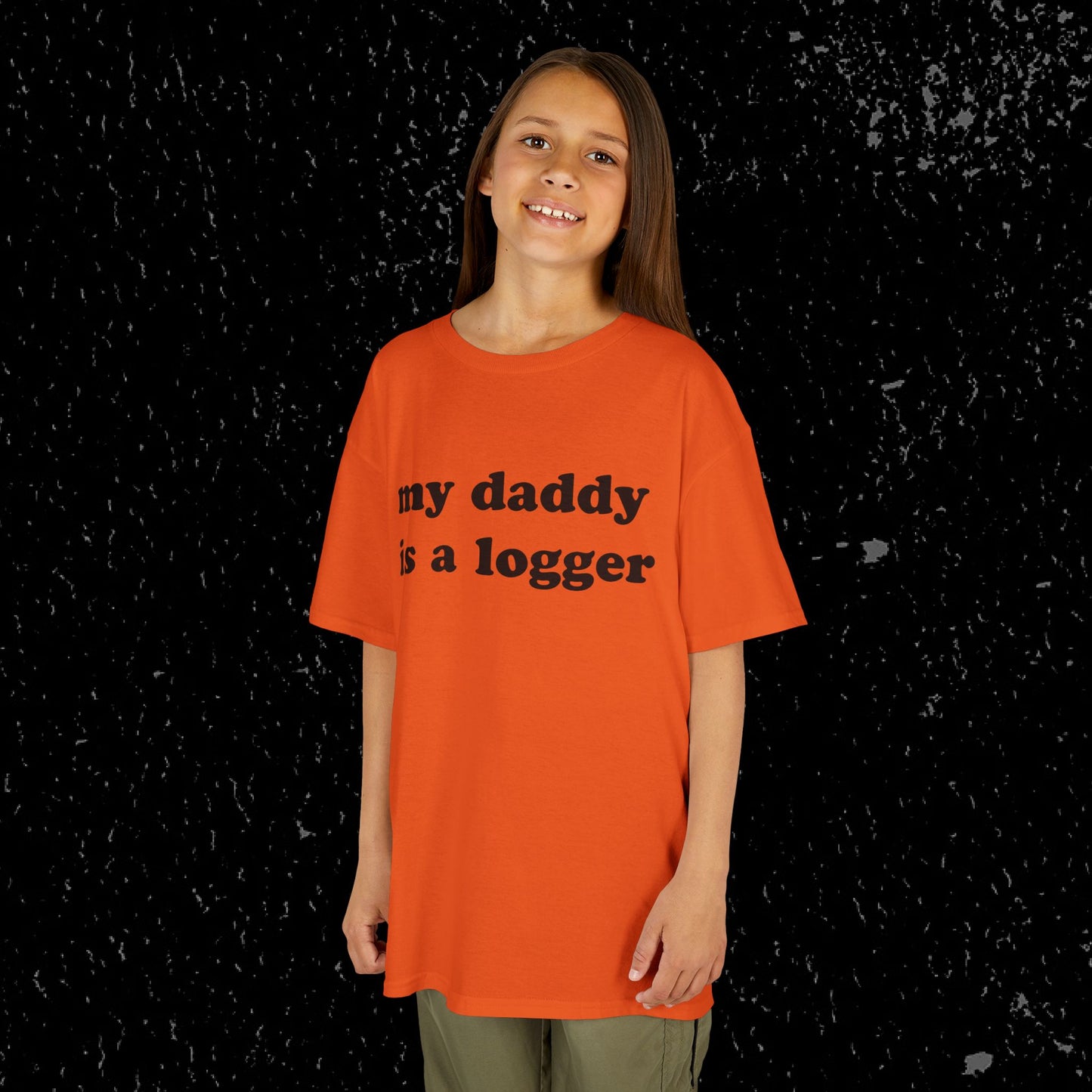 My Daddy Is A Logger Kids T-Shirt