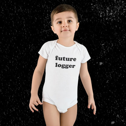 Future Logger Baby Onesie
