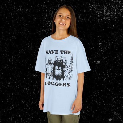 Kids Save The Loggers T-Shirt