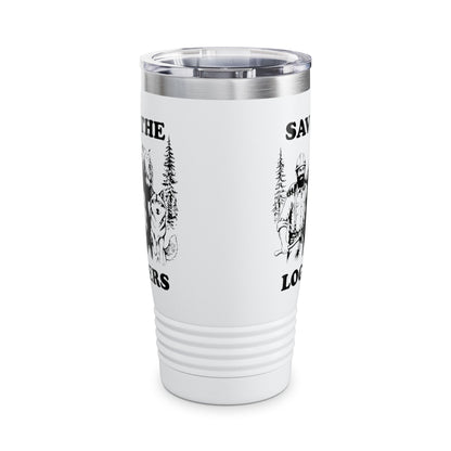 Save The Loggers Tumbler, 20oz - Perfect Gift for Loggers