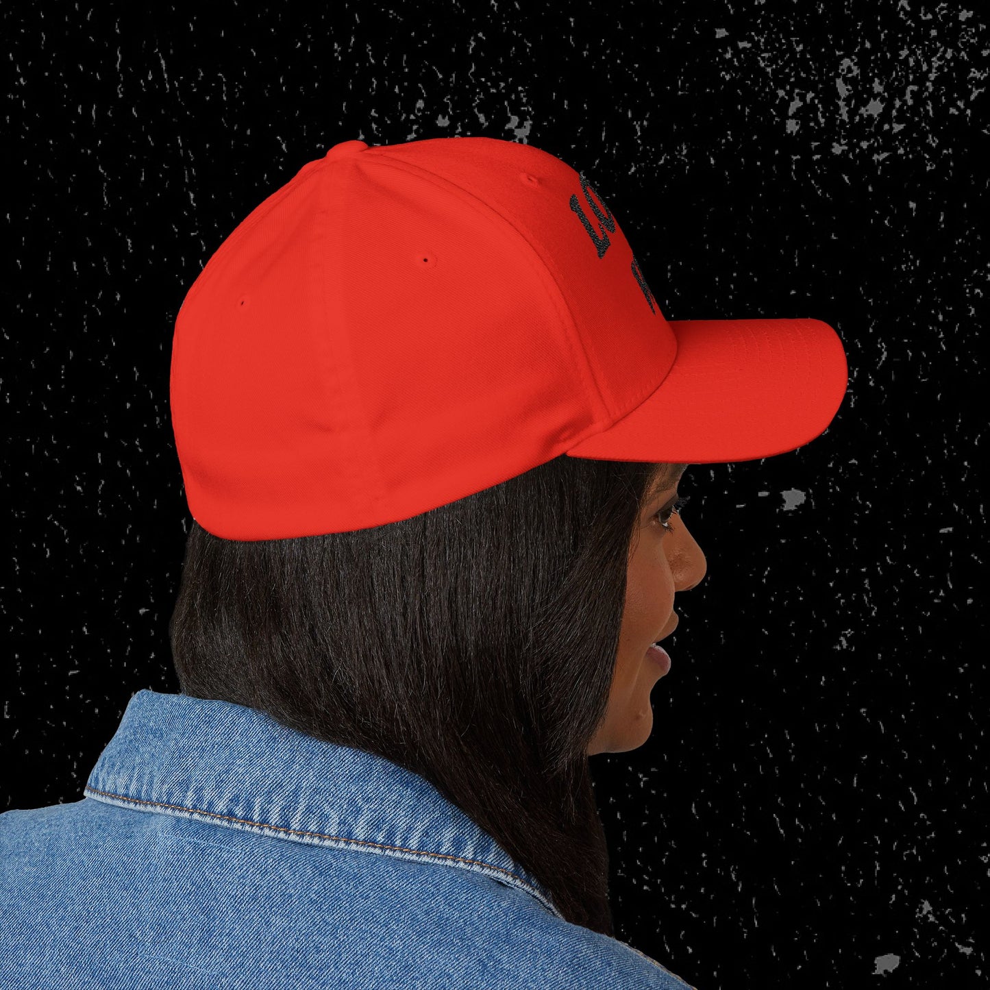 Logger Wife Embroidered Cap - Black Embroidery