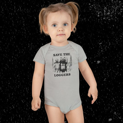 "Save the Loggers" Baby Onesie