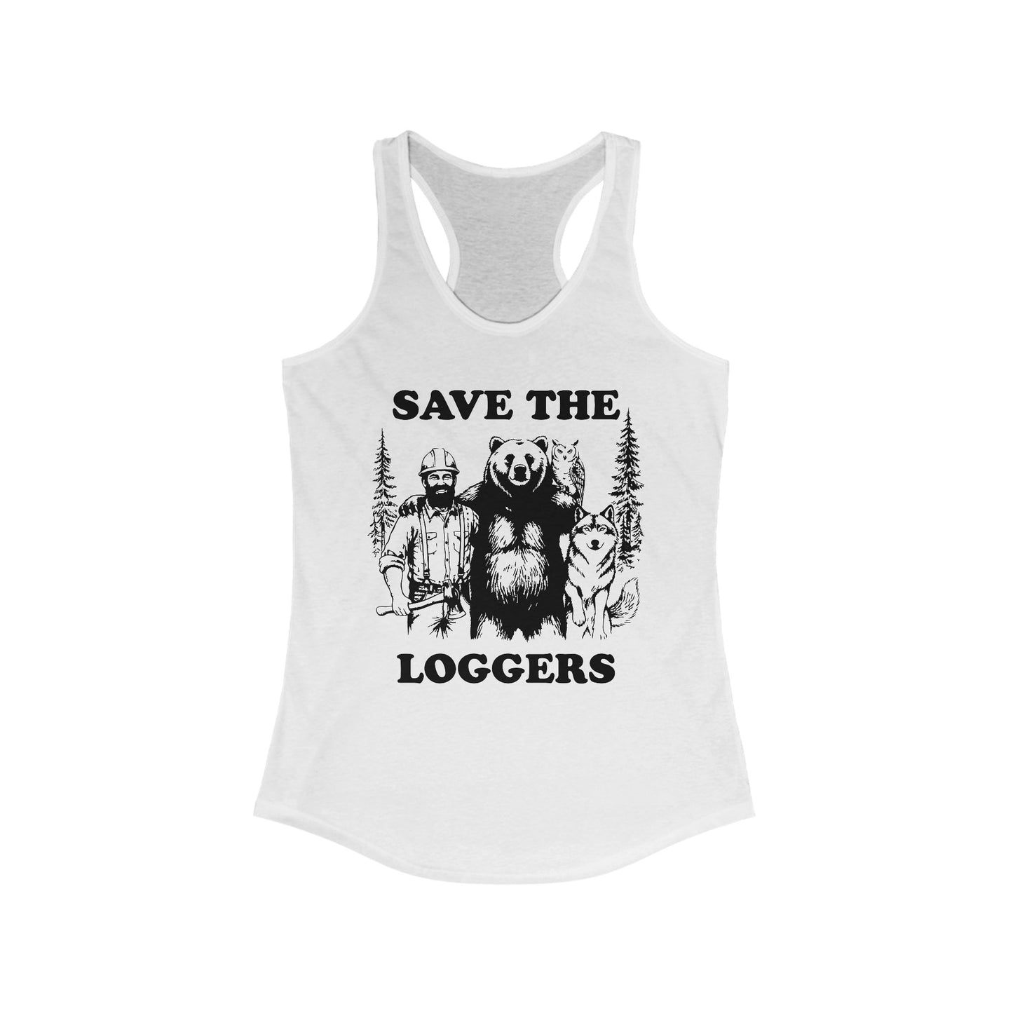 Save the Loggers Tank Top