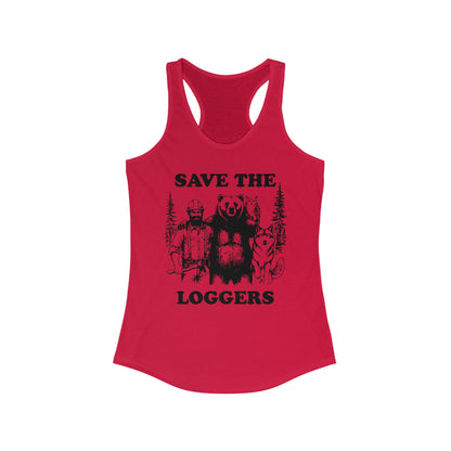Save the Loggers Tank Top