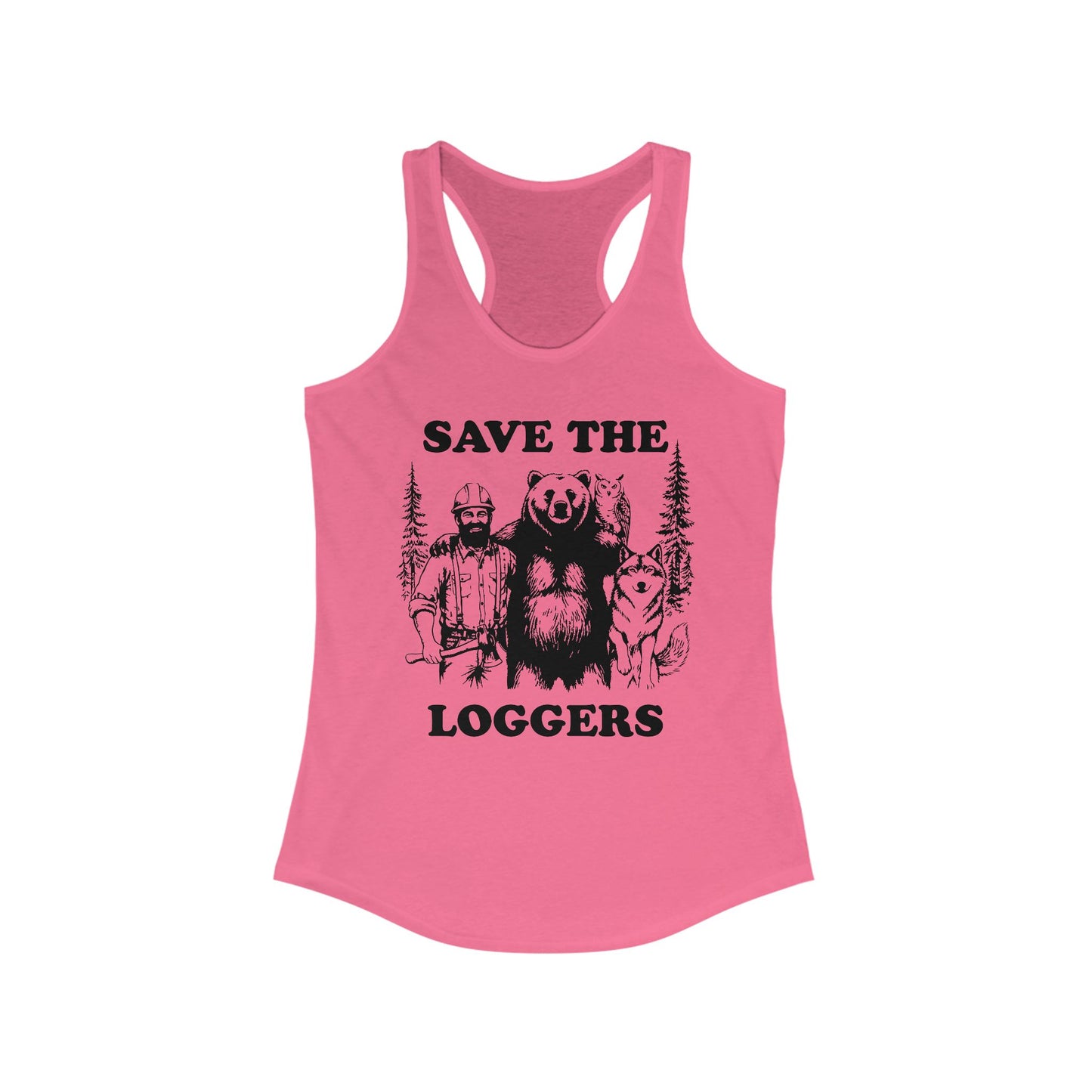 Save the Loggers Tank Top