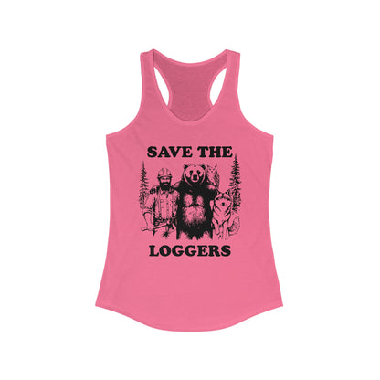 Save the Loggers Tank Top