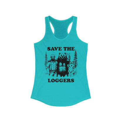 Save the Loggers Tank Top